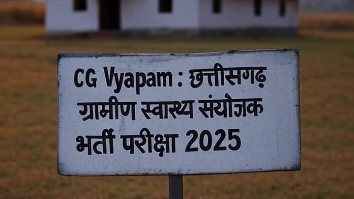 CG Vyapam: छत्तीसगढ़ ग्रामीण स्वास्थ्य संयोजक भर्ती परीक्षा 2025
